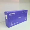 Opakowanie niebieskich rękawic nitrylowych Luximed rozmiar L 100 sztuk.